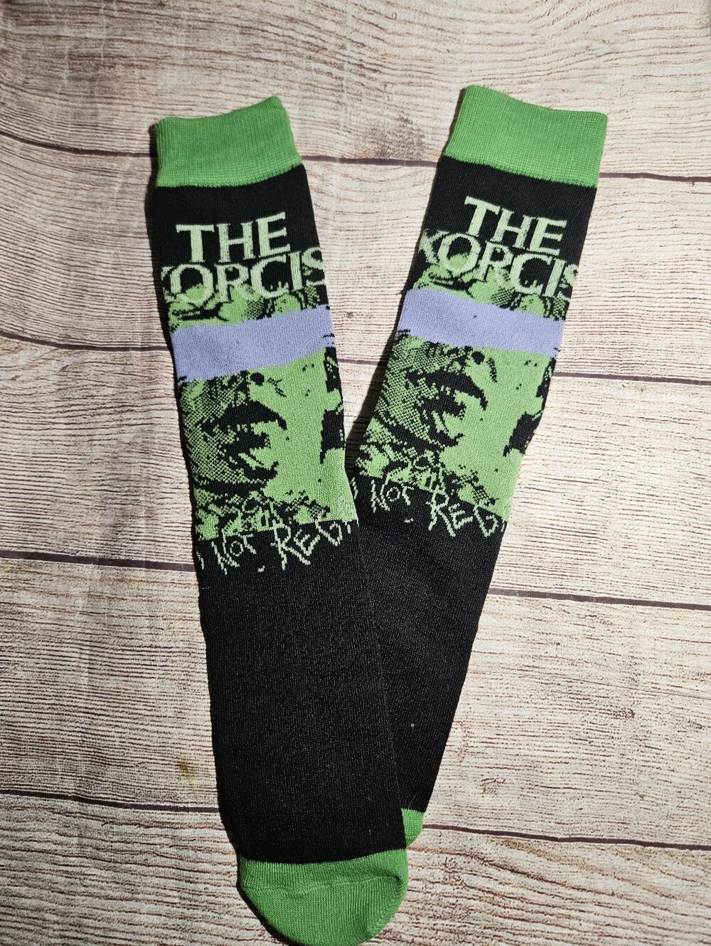 Horror the exorcist crew socks